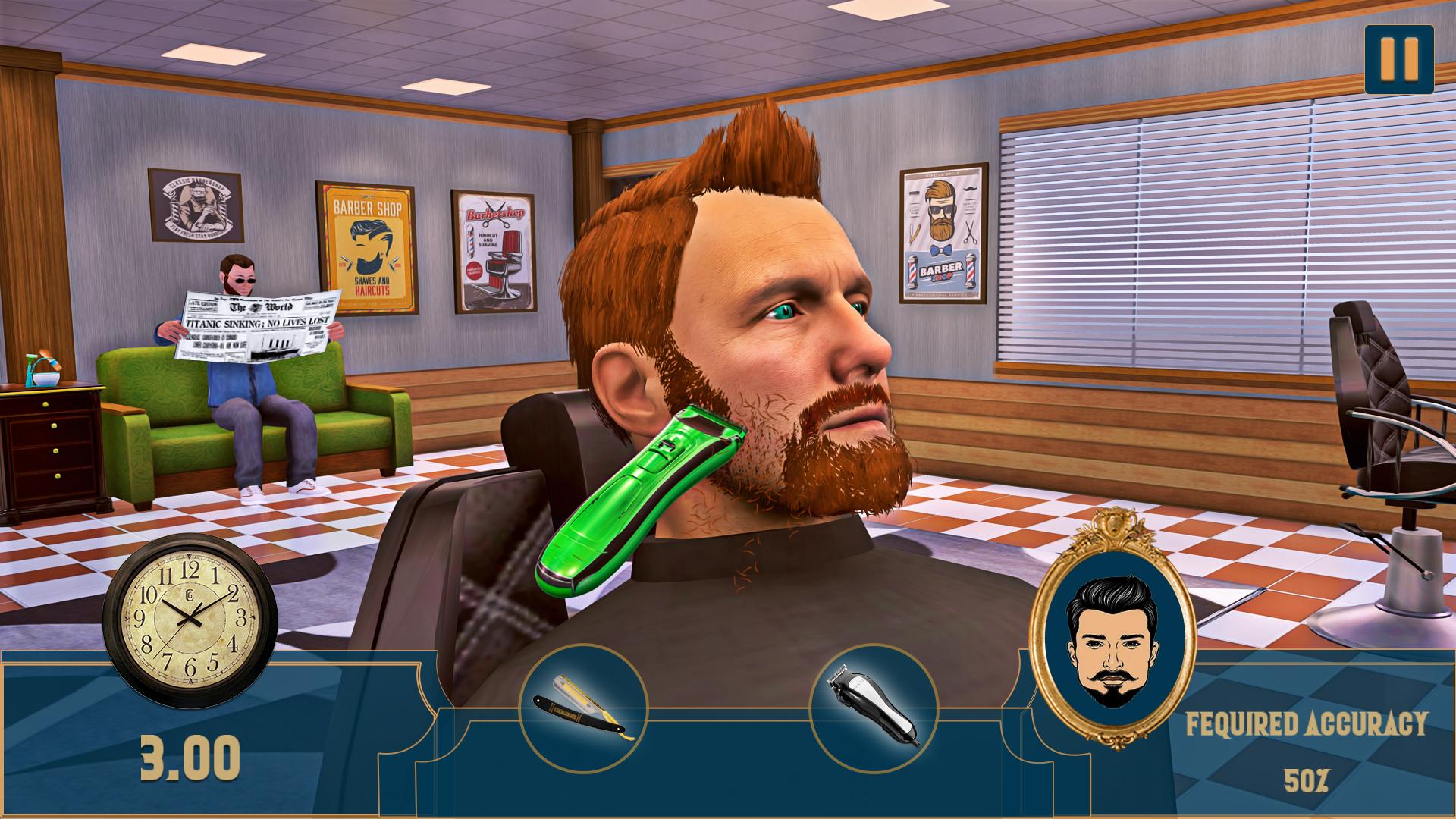 barber shop hair salon crazy hair cutting games 3d dustinboyington