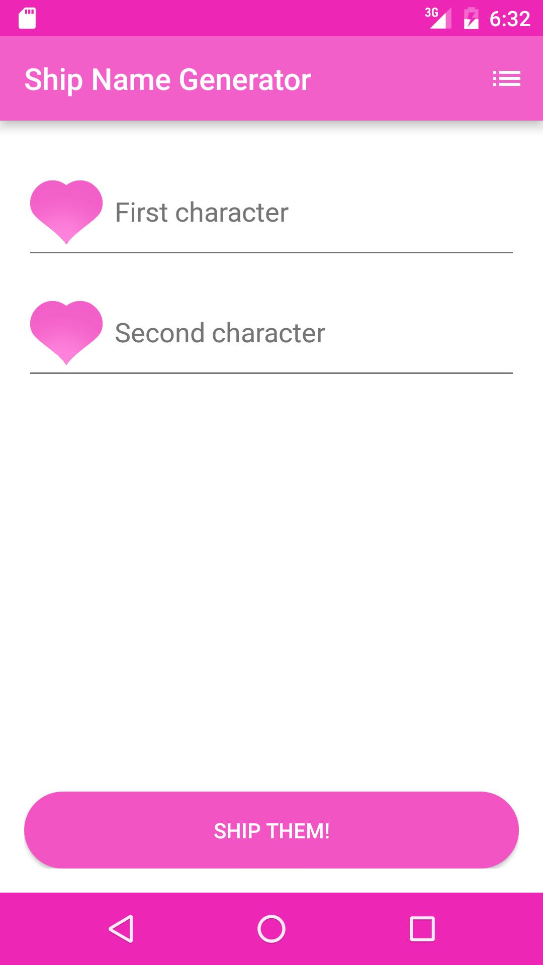 Download Fandom Ship Names Generator: Fluff and Fun android on PC
