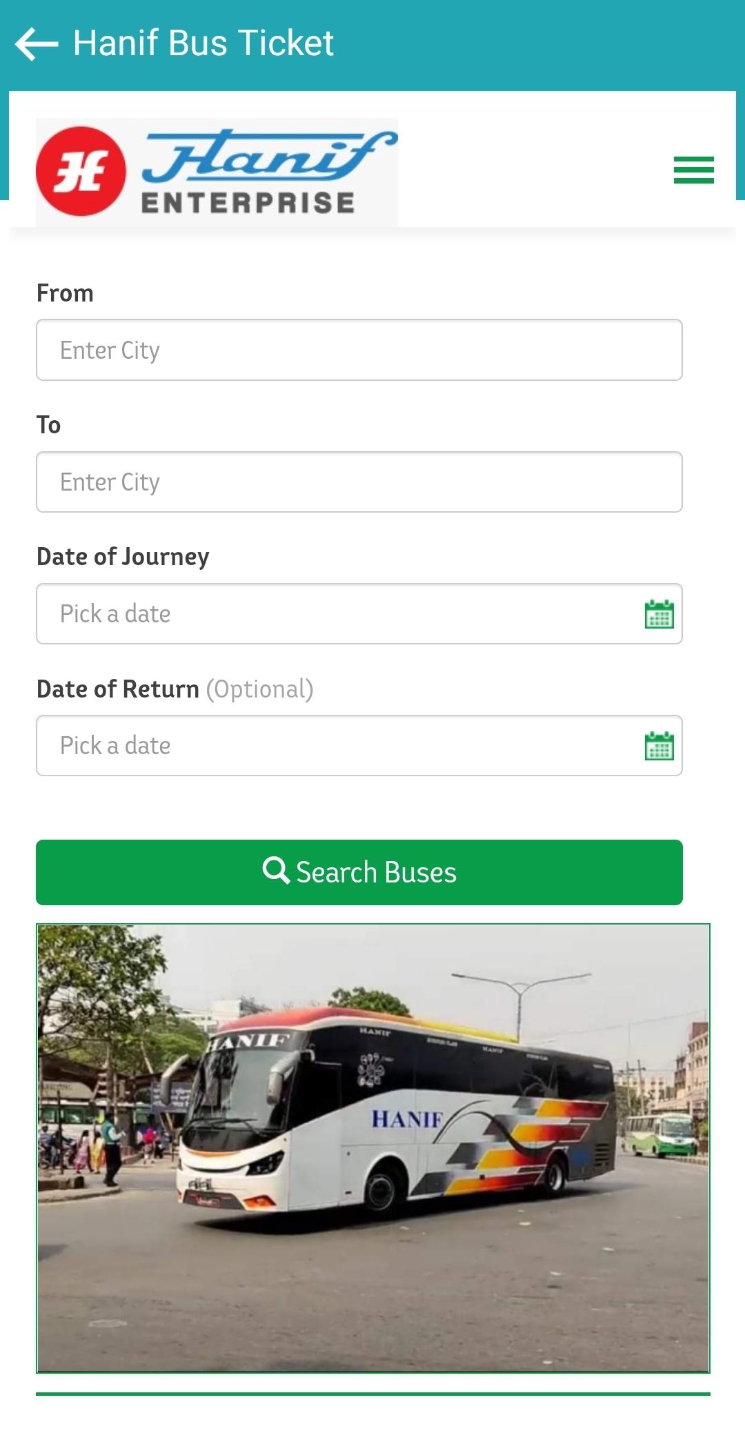 Download Hanif Enterprise: Bus Ticket Android On Pc