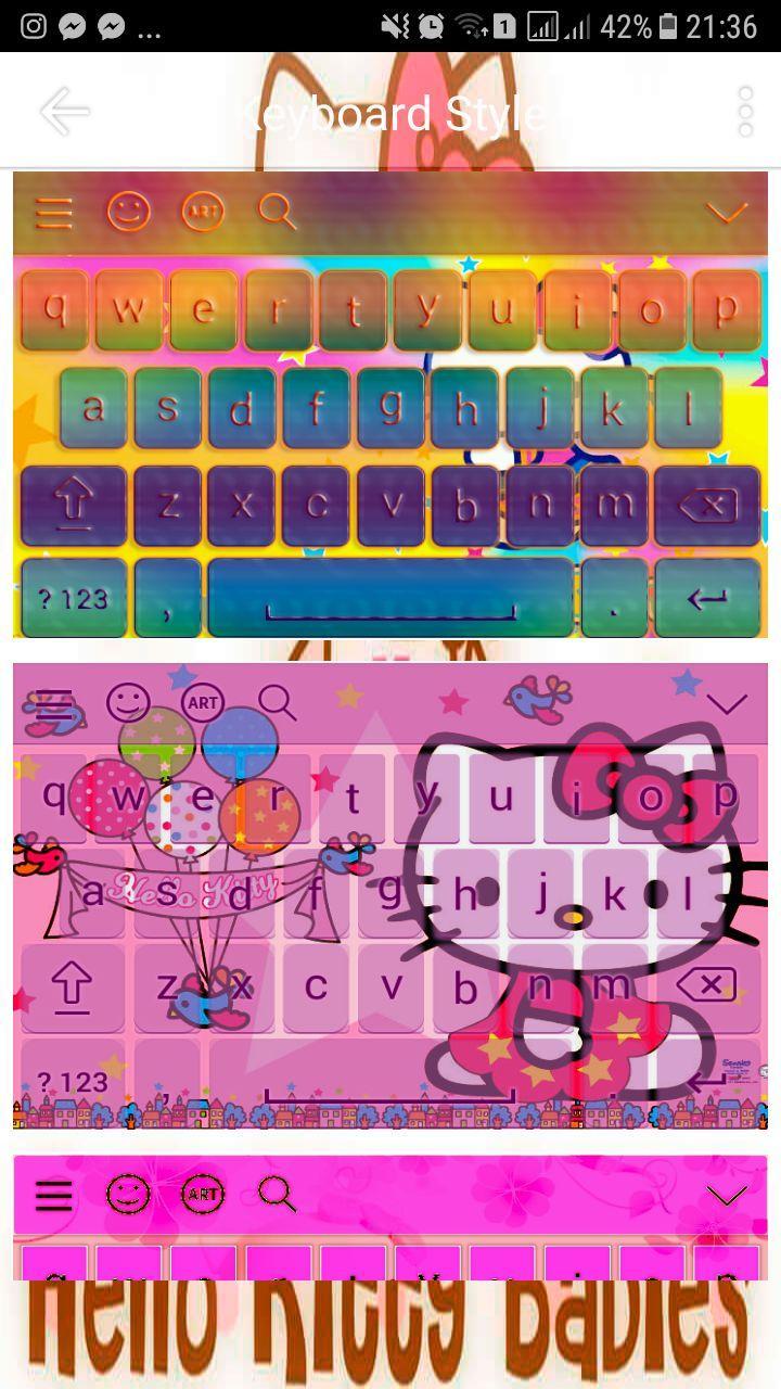 keyboard hp hello kitty