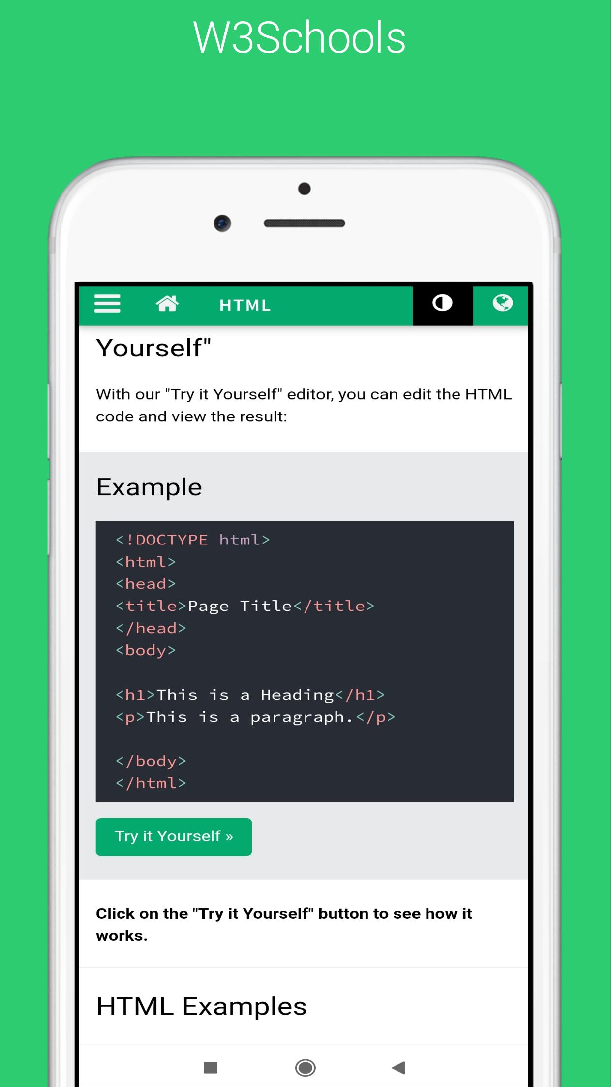 Download w3schools android on PC