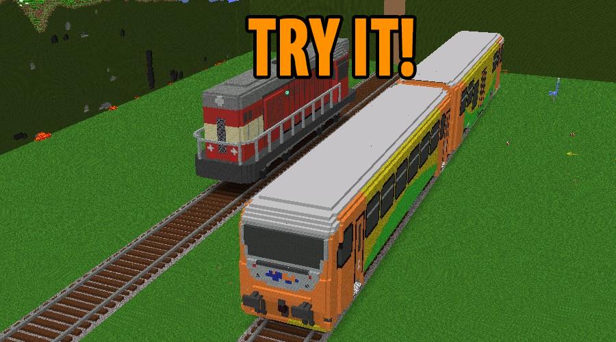 Download Trains Mod For Minecraft Pe Android On Pc