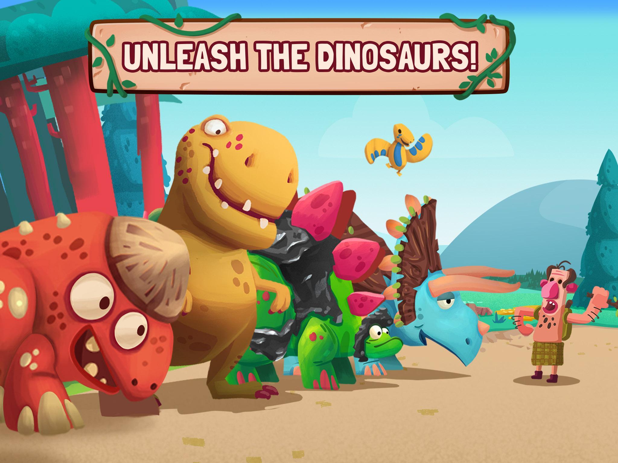 在電腦上下載dino Bash Dinosaur Battle Gameloop官方網站