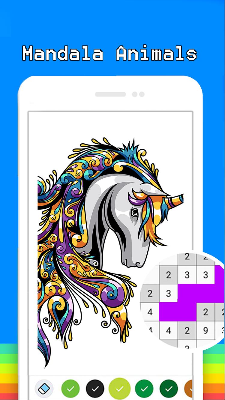 Download Mandala Pixel Coloring Art android on PC