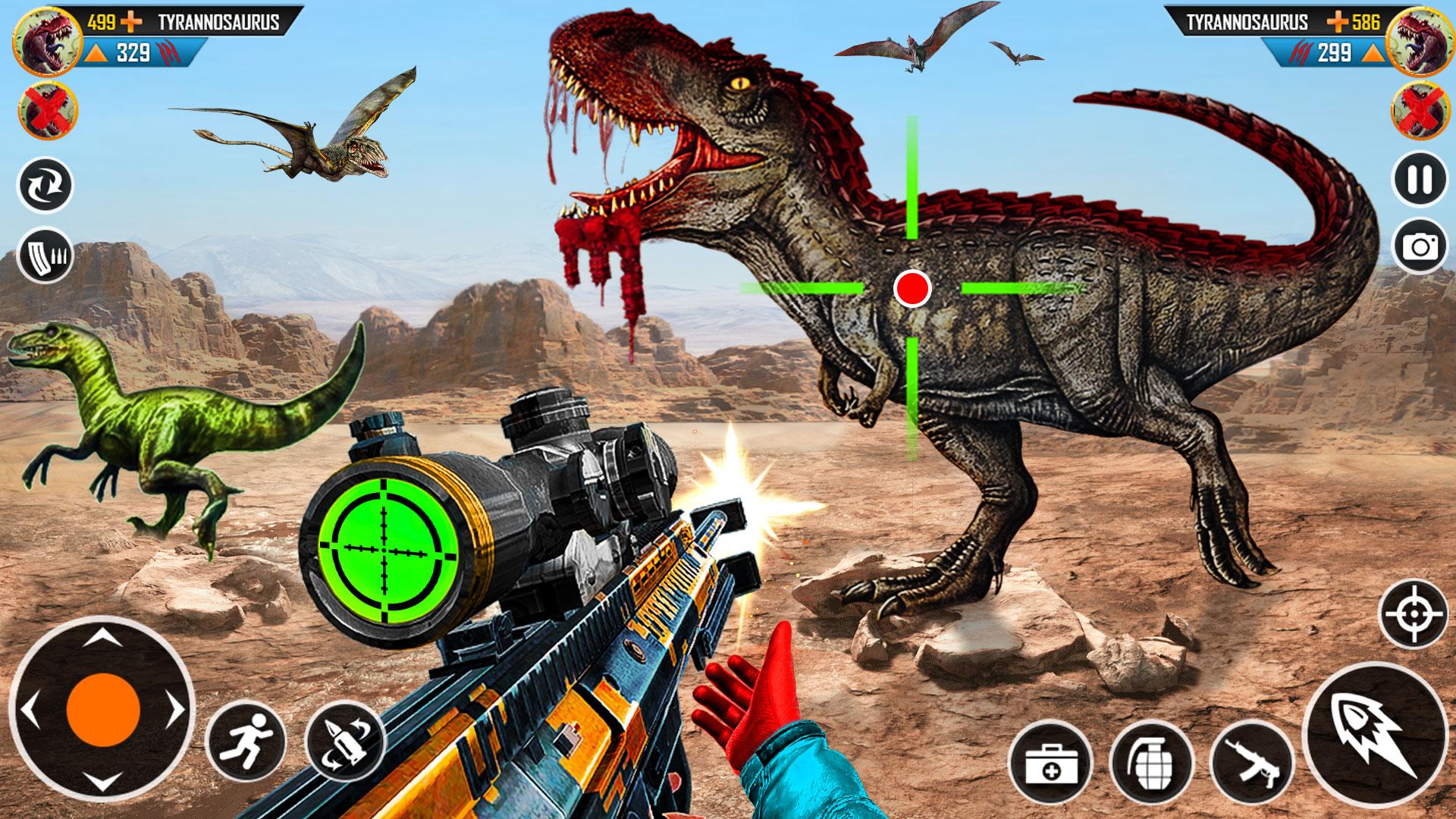 Download Dino Hunter Zoo Hunting Games On Pc Gameloop Official