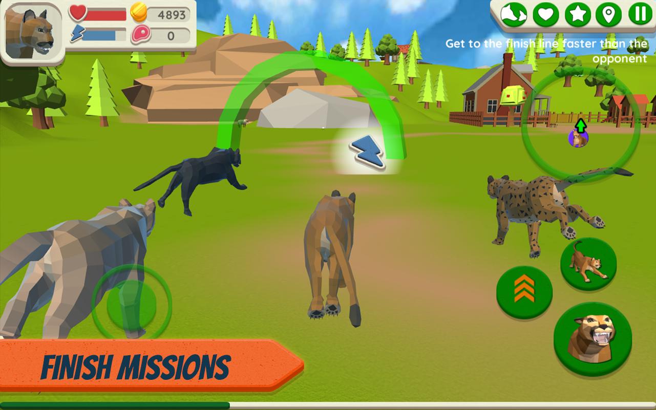 Descargar Cougar Simulator: Big Cats en PC | GameLoop Oficial